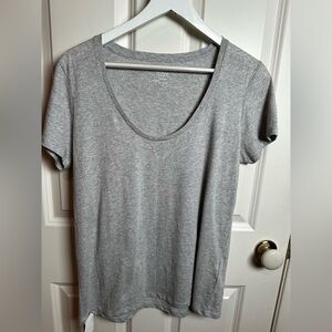 Majestic Light Gray Short Sleeve Tee